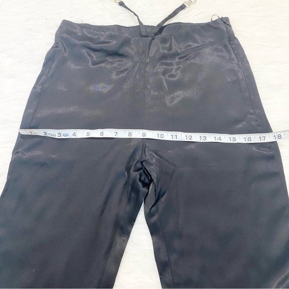 ZARA Satin Flare Leg High Waisted Pants - Picture 4 of 4